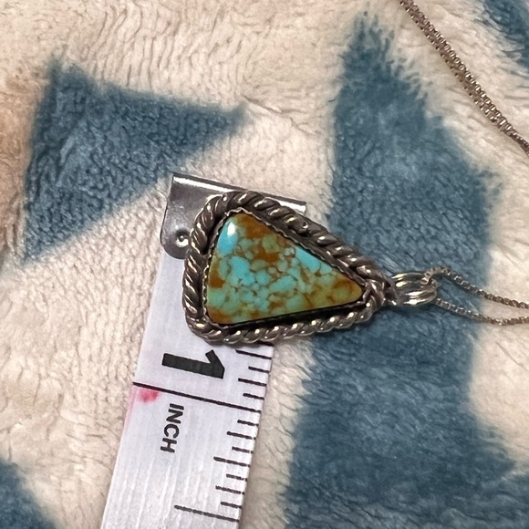 Number 8 Turquoise Pendant - Picture 6 of 7